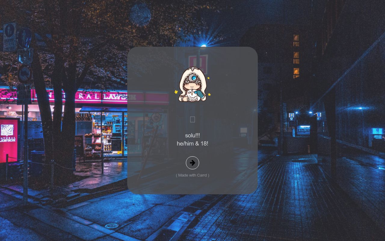Carrd profile picture for @antique